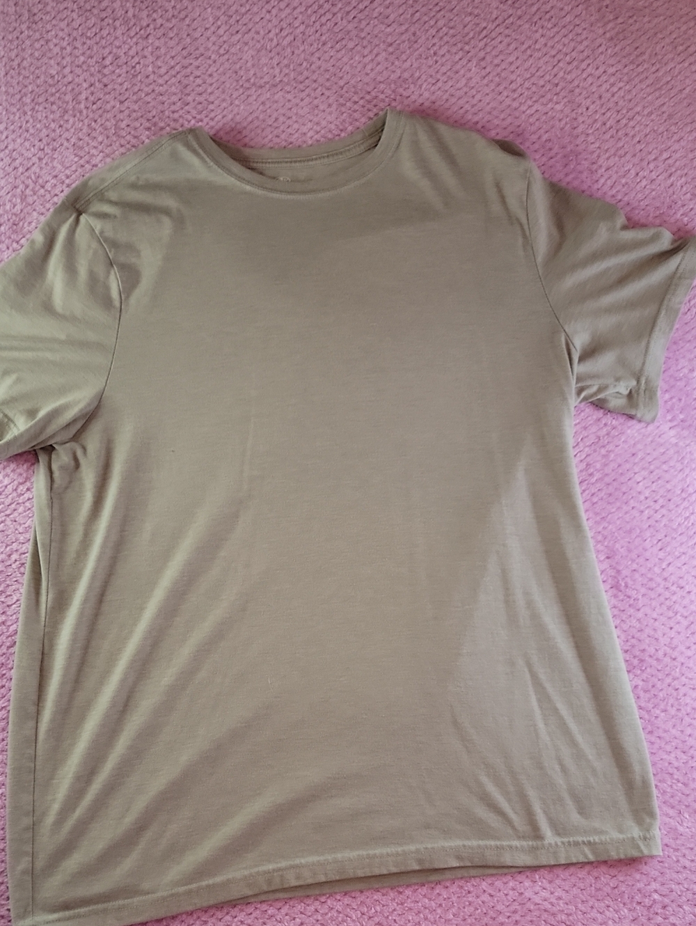 Athletic Works Crew Neck T-Shirt in Gray